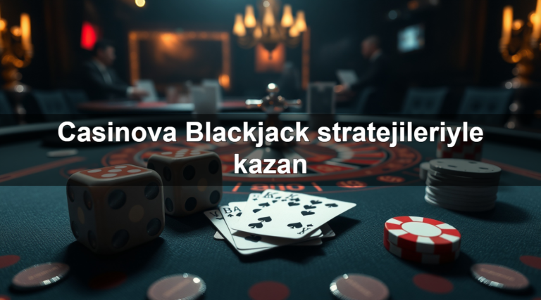 Casinova Blackjack stratejileriyle kazan